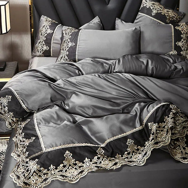 The Élodie — Cooling Ice-Silk 4-Piece Bed Skirt Set | 500 Thread Count