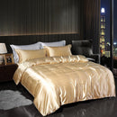 The Seraphine satin bedding set — Ivory Cream