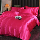 The Seraphine satin bedding set — Fuchsia Pink