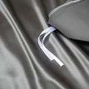 The Lunaire 100% mulberry silk duvet cover — Silver Platinum