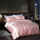 The Seraphine satin bedding set — Rose Pink