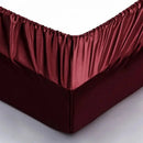 The Valois satin sheet detail