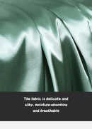 The Seraphine satin texture detail