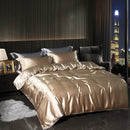 The Seraphine satin bedding set — Champagne Gold