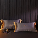 The Aurelia — Cooling Ice-Silk Summer Quilt Set