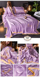 The Aurelia — Cooling Ice-Silk Summer Quilt Set