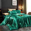 The Sovereign Luxury Satin Bedding Set — Pearl Jade | The Noble Bed