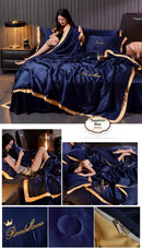 The Aurelia — Cooling Ice-Silk Summer Quilt Set
