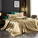 The Sovereign Luxury Satin Bedding Set — Amethyst Purple | The Noble Bed