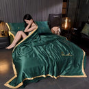 The Aurelia — Cooling Ice-Silk Summer Quilt Set