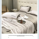 The Solène — Cooling Washed Ice-Silk Summer Quilt Set