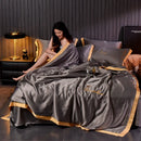 The Aurelia — Cooling Ice-Silk Summer Quilt Set