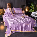 The Aurelia — Cooling Ice-Silk Summer Quilt Set