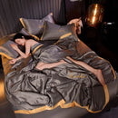 The Aurelia — Cooling Ice-Silk Summer Quilt Set