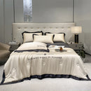 The Solène — Cooling Washed Ice-Silk Summer Quilt Set