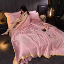 The Aurelia — Cooling Ice-Silk Summer Quilt Set