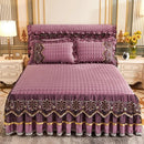 The Valencienne crystal-velvet bedspread — Rose Pink