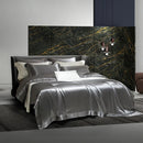 The Lunaire 100% mulberry silk duvet cover — Silver Platinum
