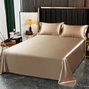 The Seraphine satin bedding set — Camel Beige