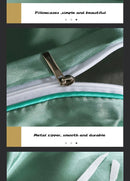 The Seraphine satin texture detail